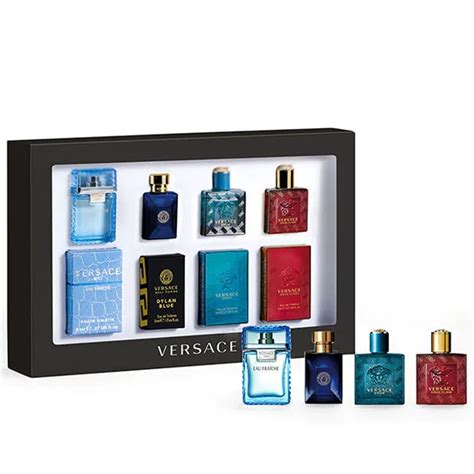 versace mini cologne gift set.